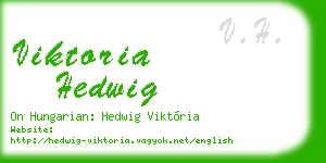 viktoria hedwig business card